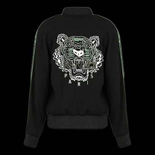 KENZO Back Tiger Head Embroidered Jacket Black