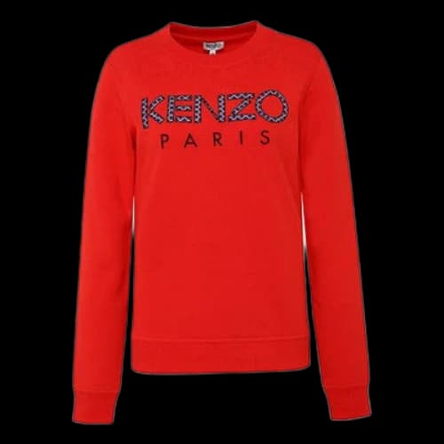 KENZO SS20 Logo Printing Sports Hoodie Red (Women's)