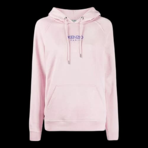 KENZO Alphabet Logo Pattern Hoodie Pink Red (Women's)