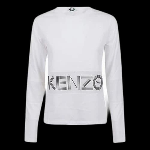 KENZO Alphabet Long Sleeves White