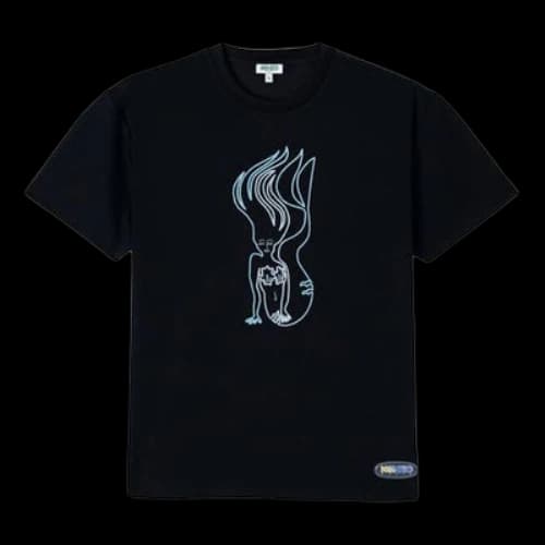 KENZO Pattern Round Neck Short Sleeve Black