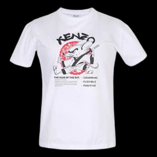 KENZO Pattern Short Sleeve White