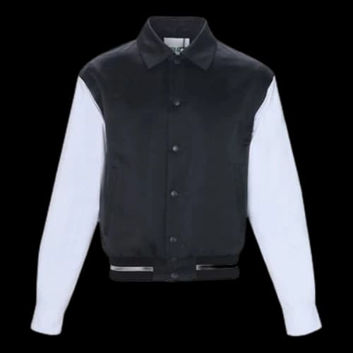 KENZO Stand Collar Casual Tops Jacket Black White Colorblock