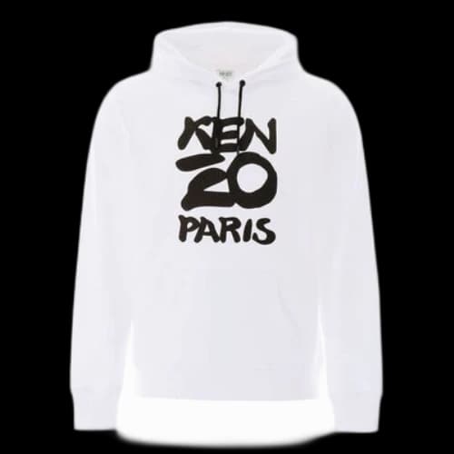KENZO Logo Alphabet Printing White