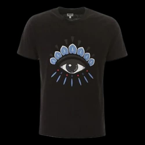 KENZO Eyes Eye Printing Short Sleeve Black