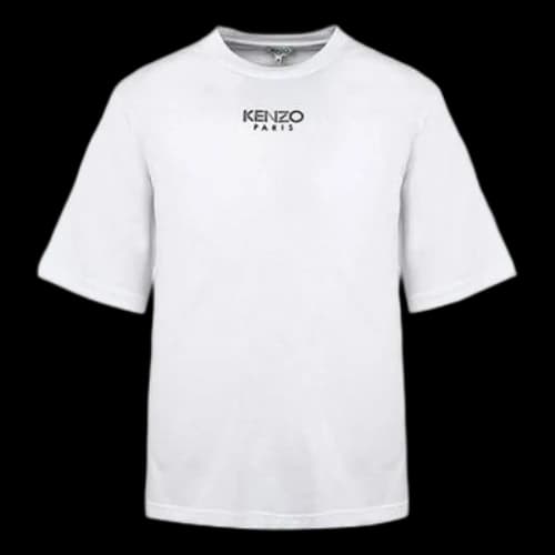 KENZO Alphabet Logo Casual Short Sleeve White