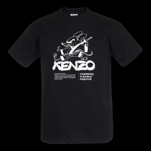 KENZO Pattern Short Sleeve Black