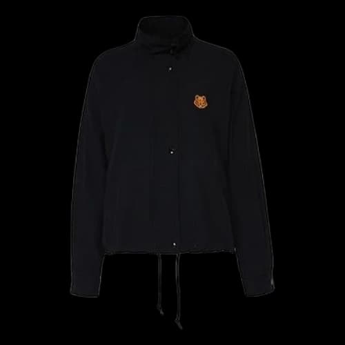 KENZO Tiger Head Embroidered Long Sleeves Jacket Black