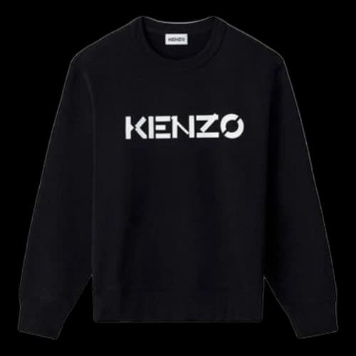 KENZO Casual Round Neck Pullover Long Sleeves Hoodie Black (Women's)