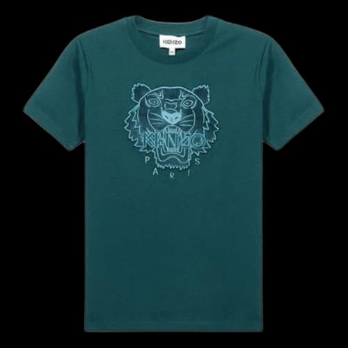 KENZO SS21 Embroidery Round-neck Green