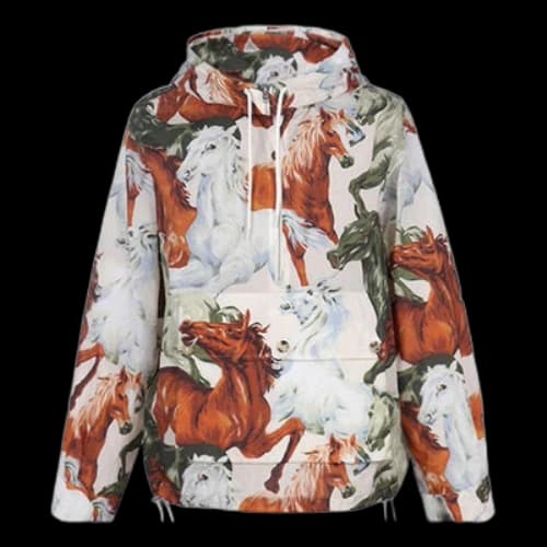KENZO FW20 Pattern Printing Colorblock