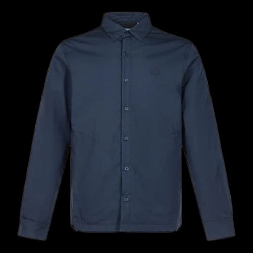 KENZO FW20 Small Tiger Head Thin Quilted Shirt Jacket Navy Blue