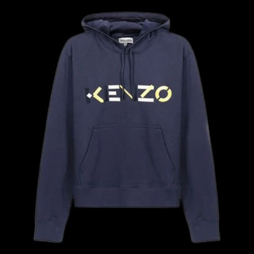 KENZO FW20 Embroidered logo Fleece Lined Blue