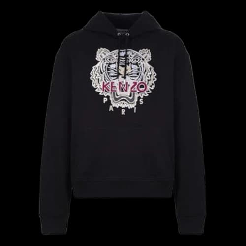 KENZO Tiger Head Embroidered Black