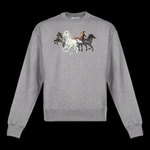 KENZO FW20 Fleece Lined Loose Version Sports Pearl Gray