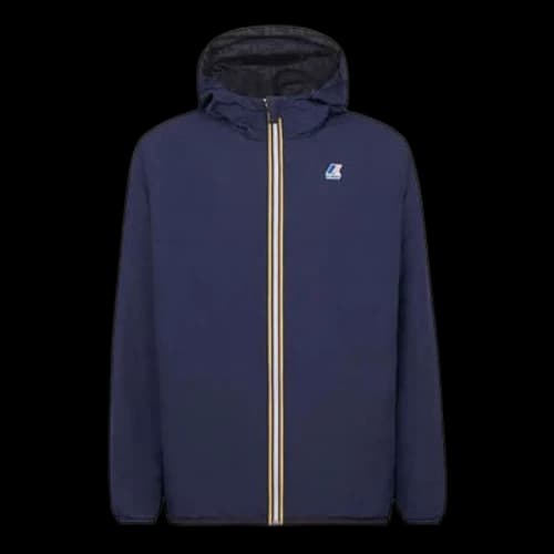 FENDI x K-Way Crossover SS21 Full Print F reversible Hooded Jacket Blue