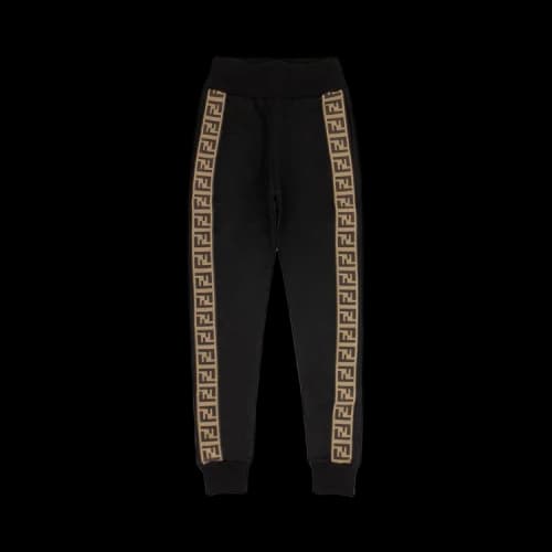 Fendi Pantalone Fendirama Sweatpants 'Black/Tobacco'