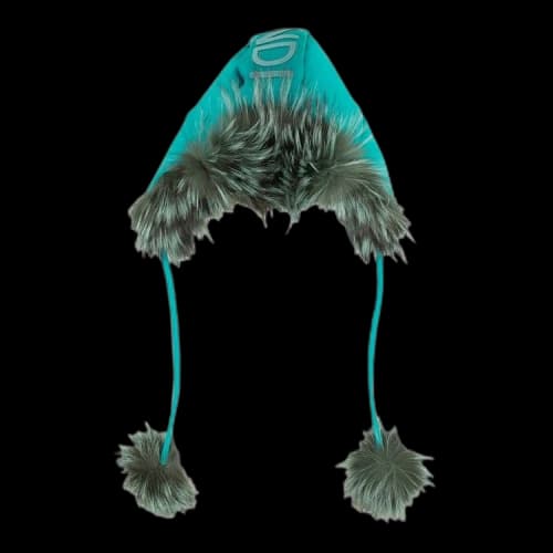 Fendi Aviator Winter Fox Fur Hat 'Blue'