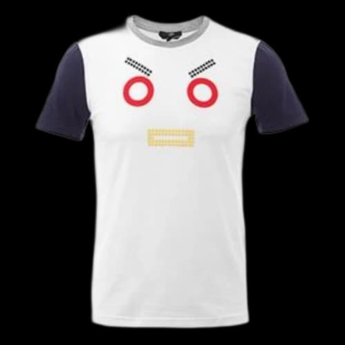 FENDI Round Neck Short Sleeve White