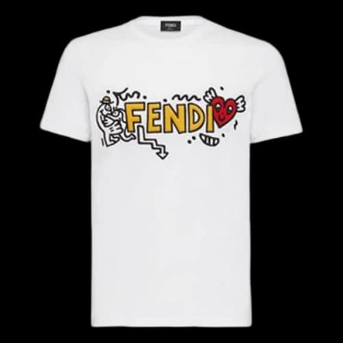 FENDI FW20 limited Mr Doodle Series White