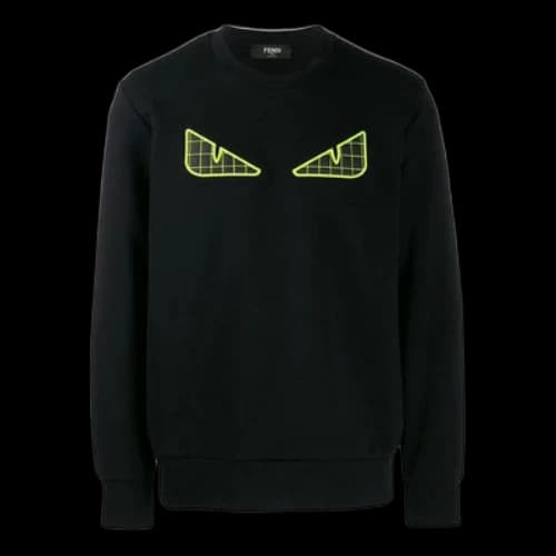 FENDI Small Monster Eye Long Sleeves Black