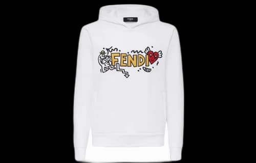 FENDI FW20 limited Mr Doodle Series White