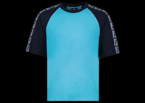 Fendi FF Logo T-shirt Blue