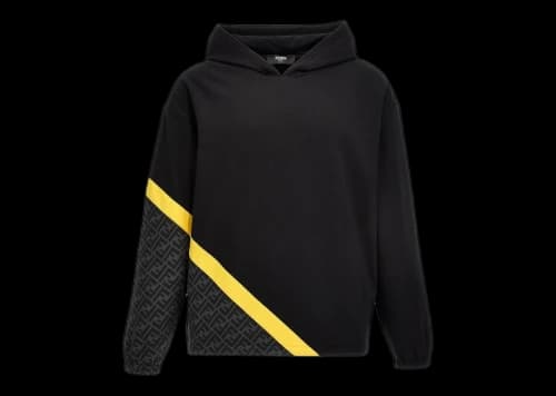 Fendi Jersey Sweatshirt Black