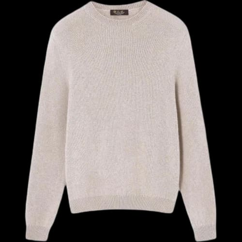 Loro Piana Ribbed Crew neck Sweater
