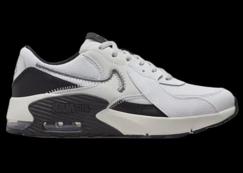 Nike Air Max Excee White Black Sail Metallic Cool Grey (GS)