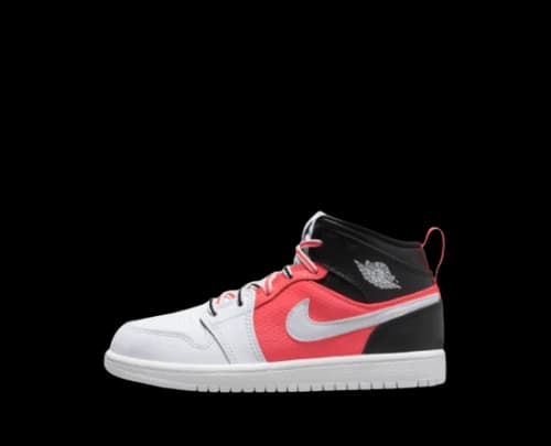 Jordan 1 Mid SE Black Infrared 23 White (PS)
