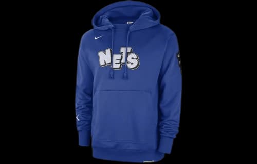Nike X Kaws X Brooklyn Nets City Edition Hoodie 'Blue'