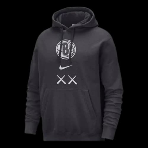 NIKE X KAWS X Brooklyn Nets City Edition Hoodie 'Black'