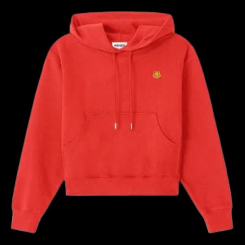 KENZO SS21 Tiger Head Loose Hoodie Red (Women's)