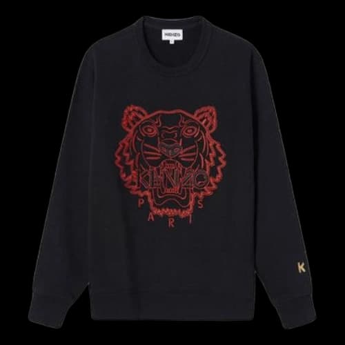 KENZO SS21 Capsule Series Round-neck Swea Black (Women's)