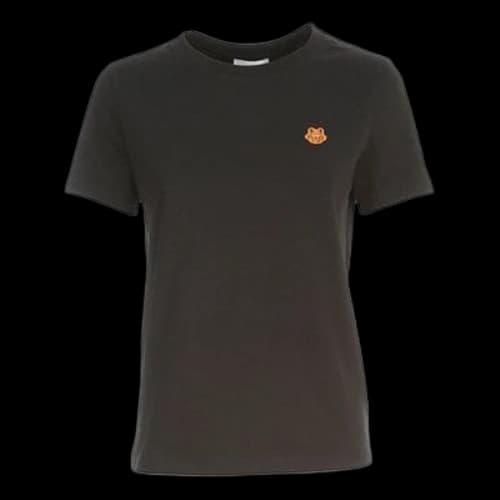 KENZO SS21 Logo Round Neck Short Sleeve Black