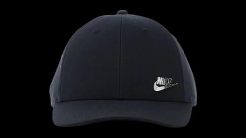 Nike Club Structured Metal Logo Dri-FIT Cap Black