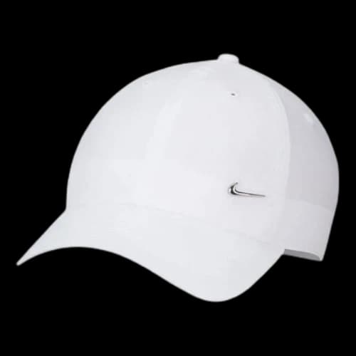 Nike Dri-FIT Club Metall-Swoosh Logo Cap 'White'