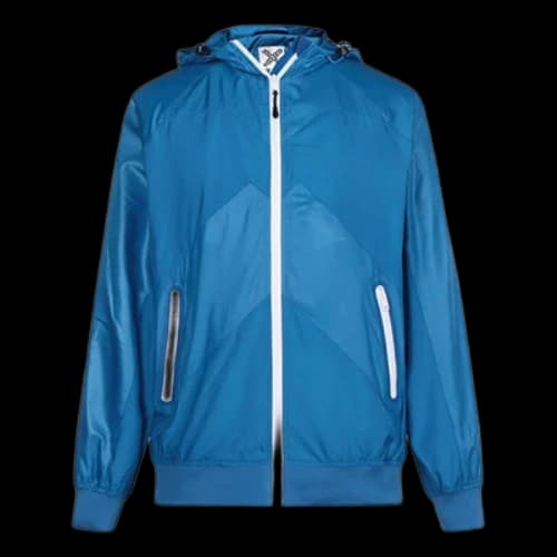 KENZO SS21 Logo Anorak Jacket Coat Male Blue