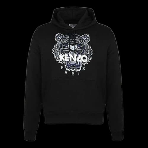 KENZO SS21 Tiger Head Long Sleeve Male Black