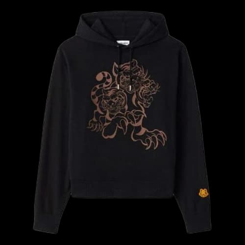 KENZO x Kansaiyamamoto SS21 Crossover Tiger Pattern Printing Drawstring Black