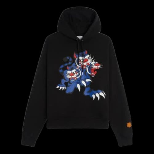 KENZO SS21 x Kansai Yamamoto Crossover Tiger Printing Black