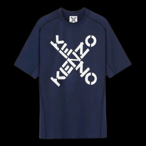 KENZO SS21 Sports Slim Fit Short Sleeve Blue