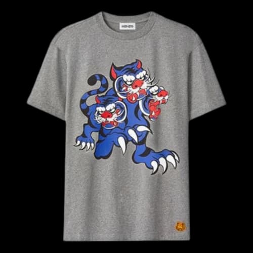 KENZO x Kansaiyamamoto Men's SS21 Crew Neck Grey