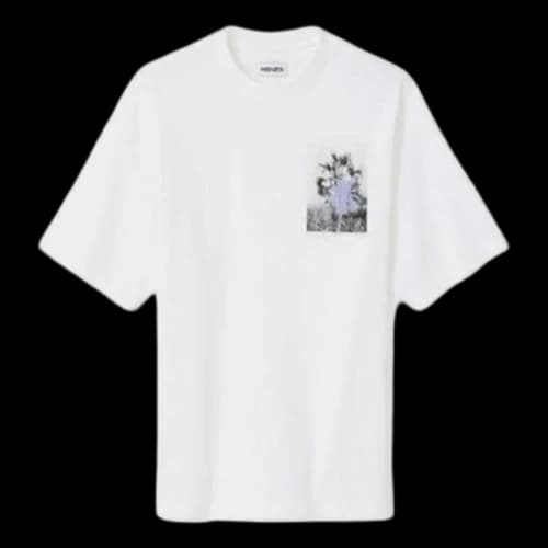 KENZO SS21 Cotton Round Neck Short Sleeve White T-Shirt
