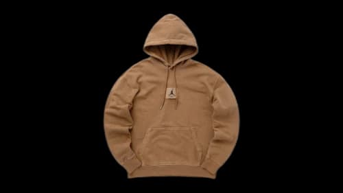 Jordan Flight Essentials Fleece Hoodie Brown