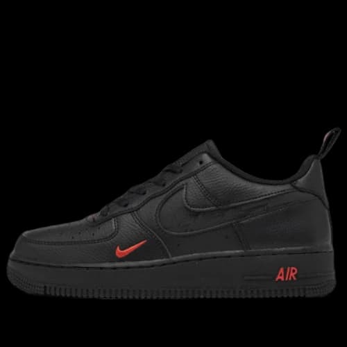 (GS) Nike Air Force 1 Low 'Black Light Crimson'