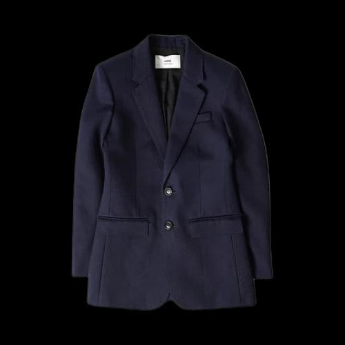 Ami Two Button Blazer 'Nautic Blue'