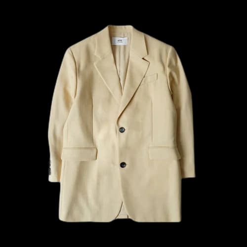 Ami Two Button Jacket 'Vanilla'