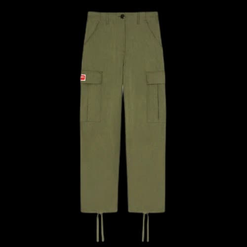 KENZO x Nigo Women's Cargo Pants Dark Khaki